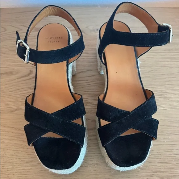 Sézane | Manon Espadrilles | Black - Picture 12 of 17